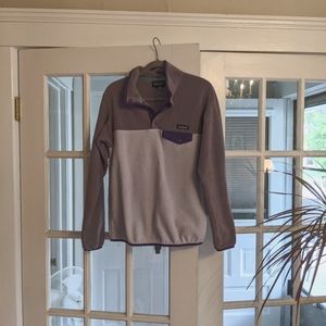 Lavender Patagonia Snap Tee